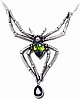 Emerald Venom Necklace by Alchemy Gothic